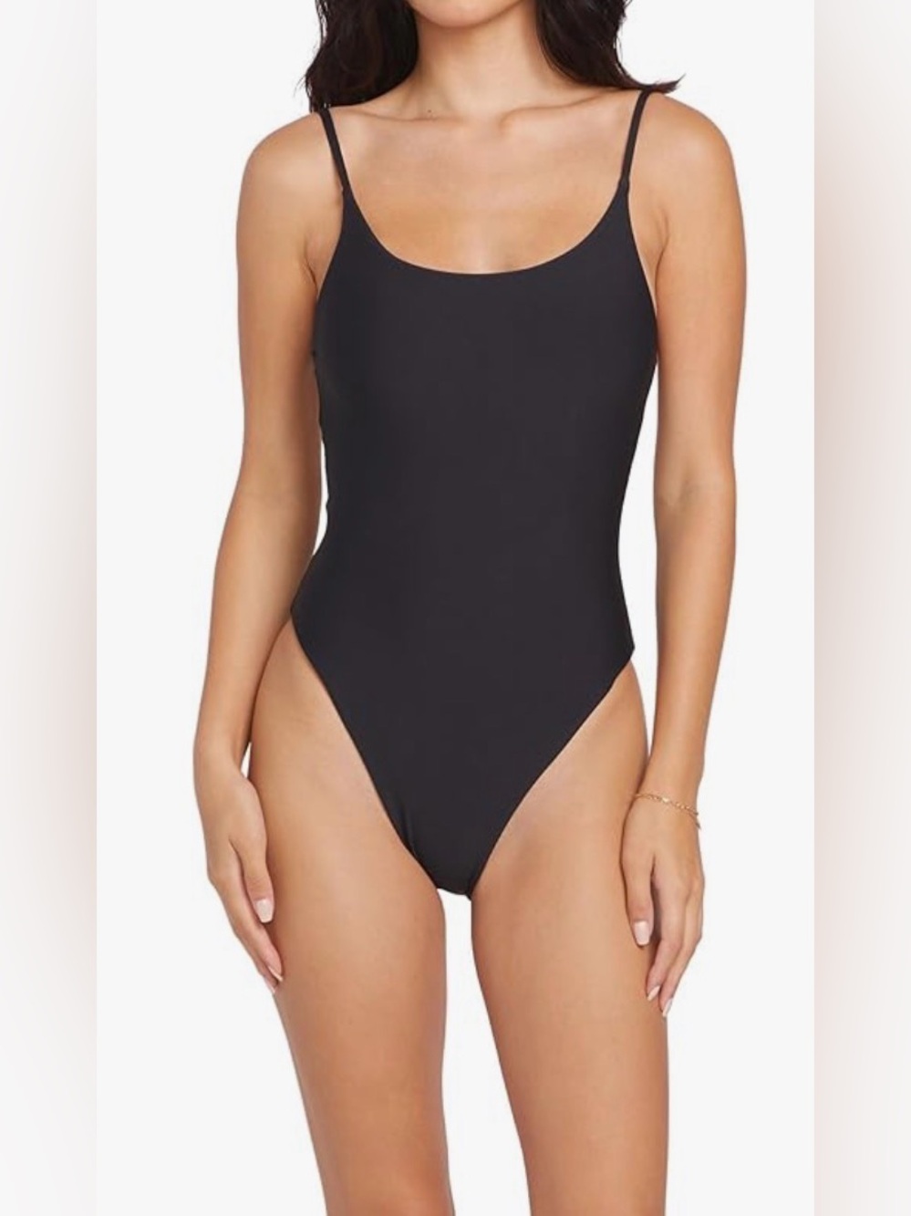 Volcom Women's Standard Simply Seamless One Piece Swimsuit, Black XS NWT